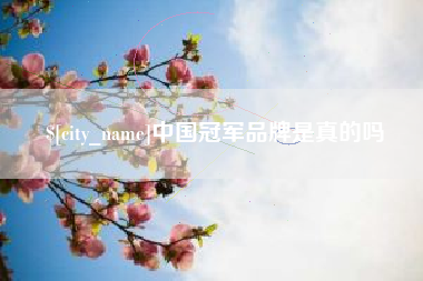 阜阳中国冠军品牌是真的吗