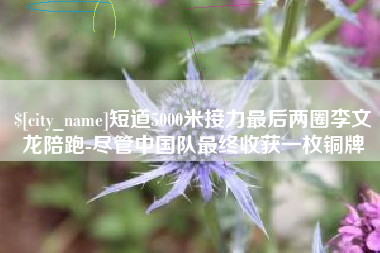 阜阳短道5000米接力最后两圈李文龙陪跑-尽管中国队最终收获一枚铜牌