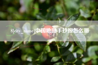阜阳中国地图手抄报怎么画