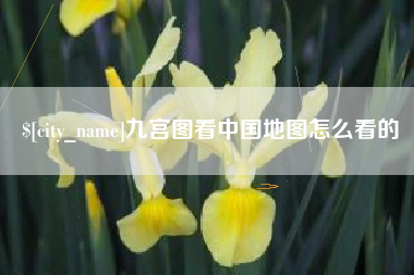 阜阳九宫图看中国地图怎么看的