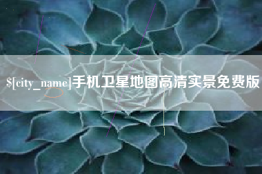 阜阳手机卫星地图高清实景免费版