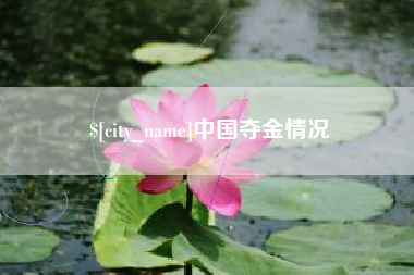 阜阳中国夺金情况