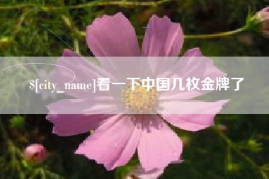 阜阳看一下中国几枚金牌了