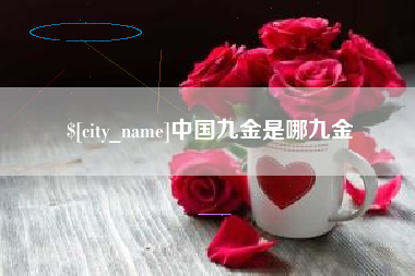阜阳中国九金是哪九金