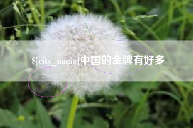 阜阳中国的金牌有好多