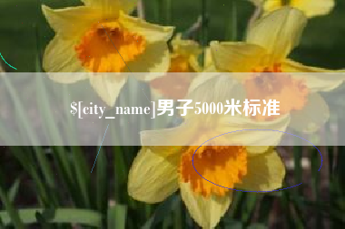 阜阳男子5000米标准