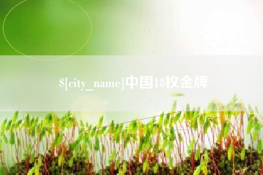 阜阳中国18枚金牌