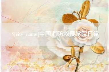 阜阳中国消防救援学院日常
