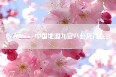 阜阳中国地图九宫八卦死门在哪