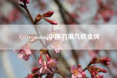 阜阳中国的第九枚金牌