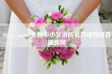 阜阳全国中小学消防公开课网络直播视频