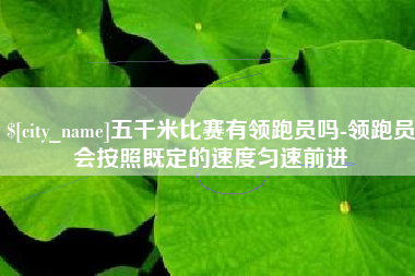 阜阳五千米比赛有领跑员吗-领跑员会按照既定的速度匀速前进