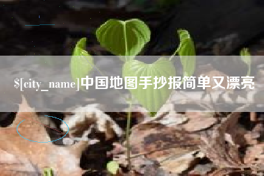 阜阳中国地图手抄报简单又漂亮
