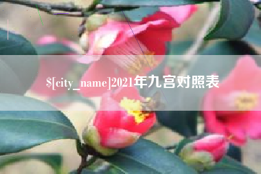 阜阳2021年九宫对照表