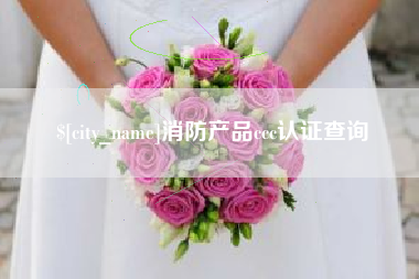 阜阳消防产品ccc认证查询