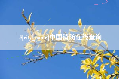 阜阳中国消防在线查询