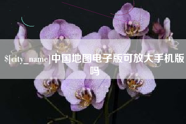 阜阳中国地图电子版可放大手机版吗